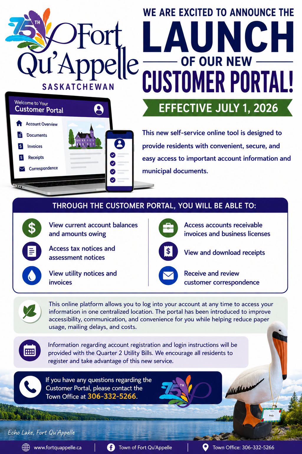 Qvca Customer Portal – Town of Fort Qu'Appelle